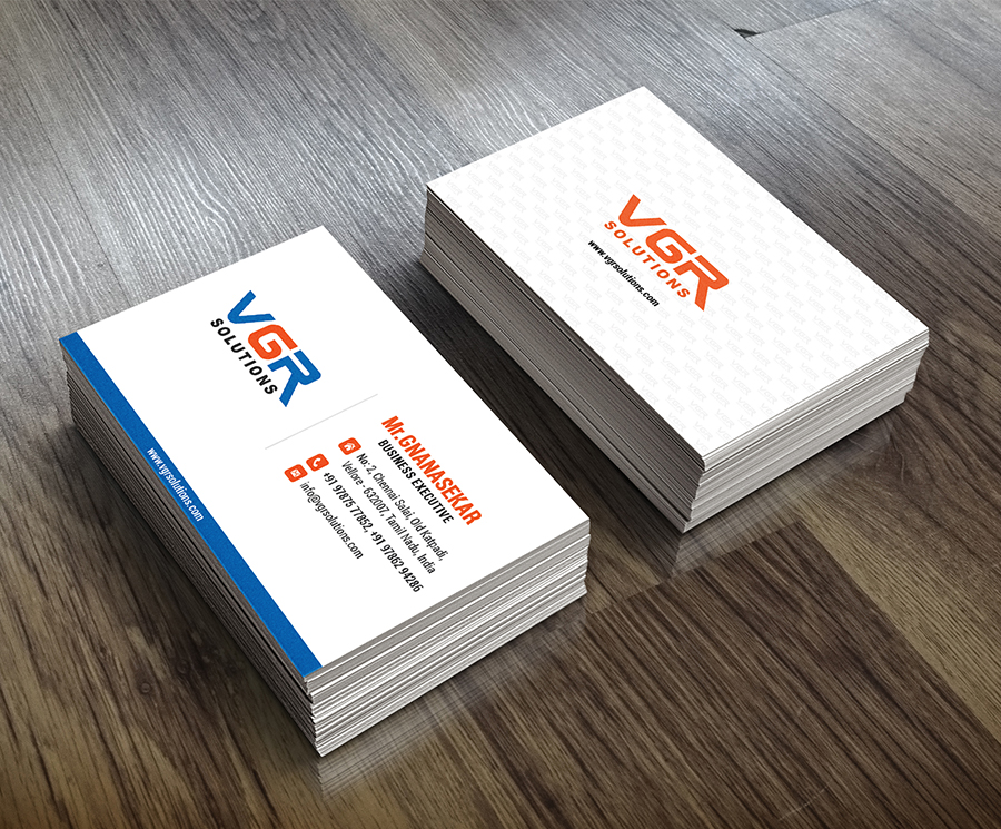 vgr-solution-business-card-design