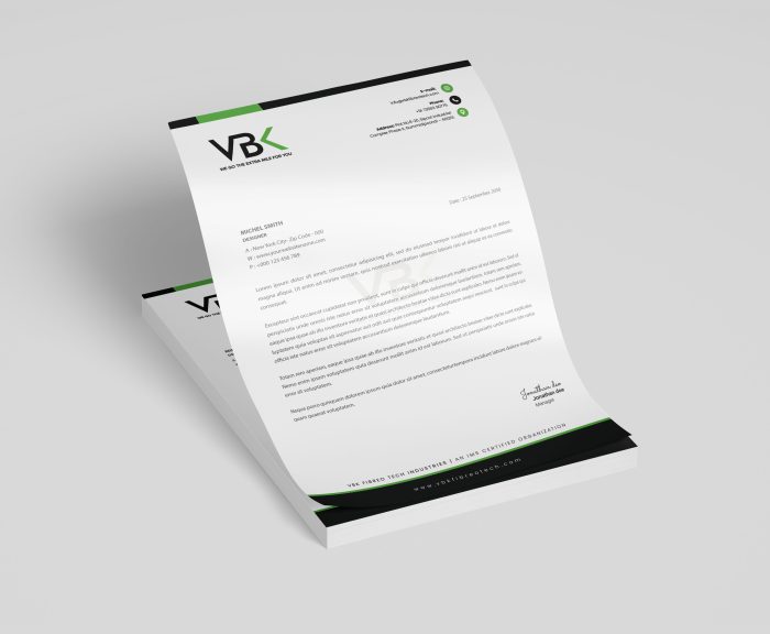 letterhead mockup